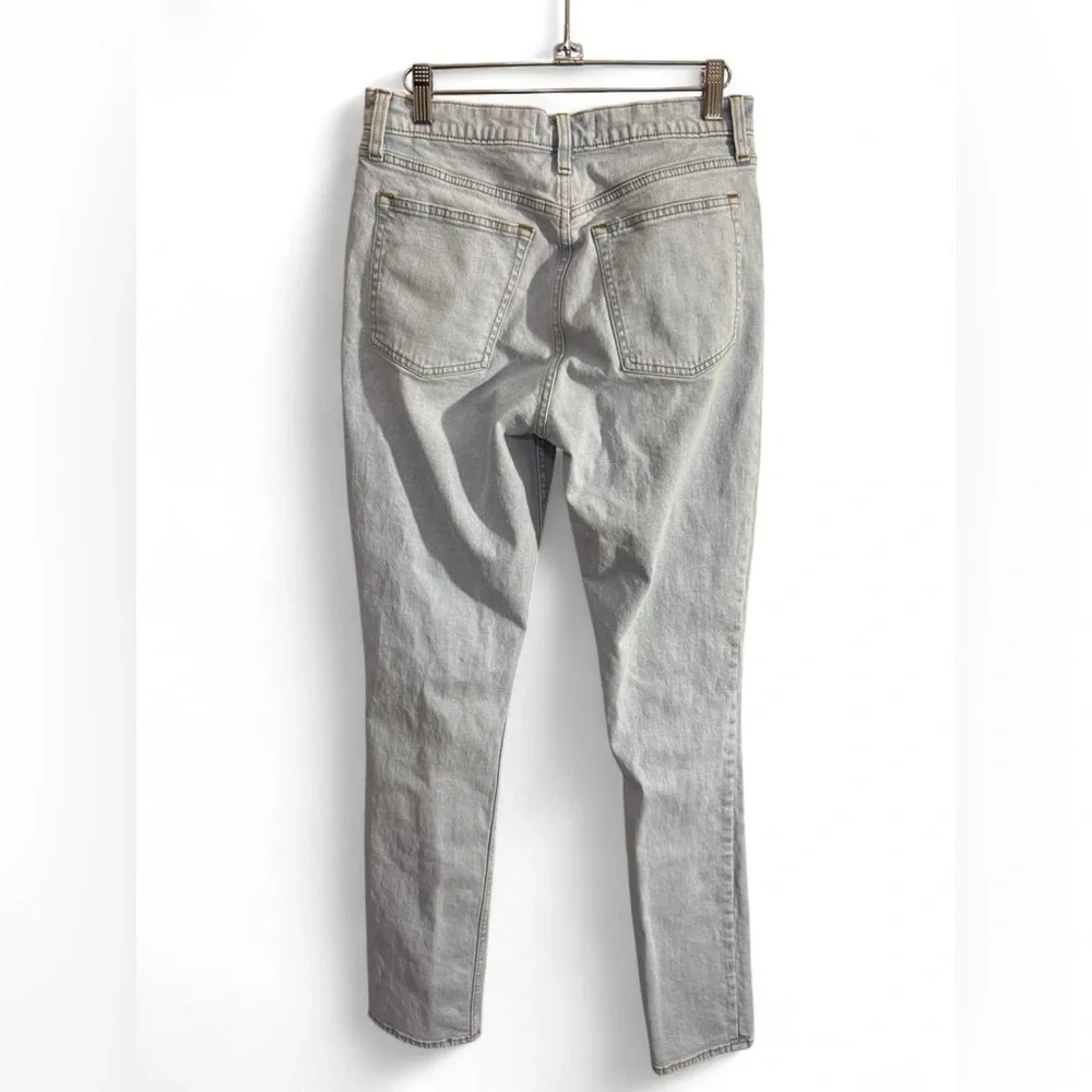 Abercrombie High Rise Skinny Seam Front Split Hem Jeans 29 8L